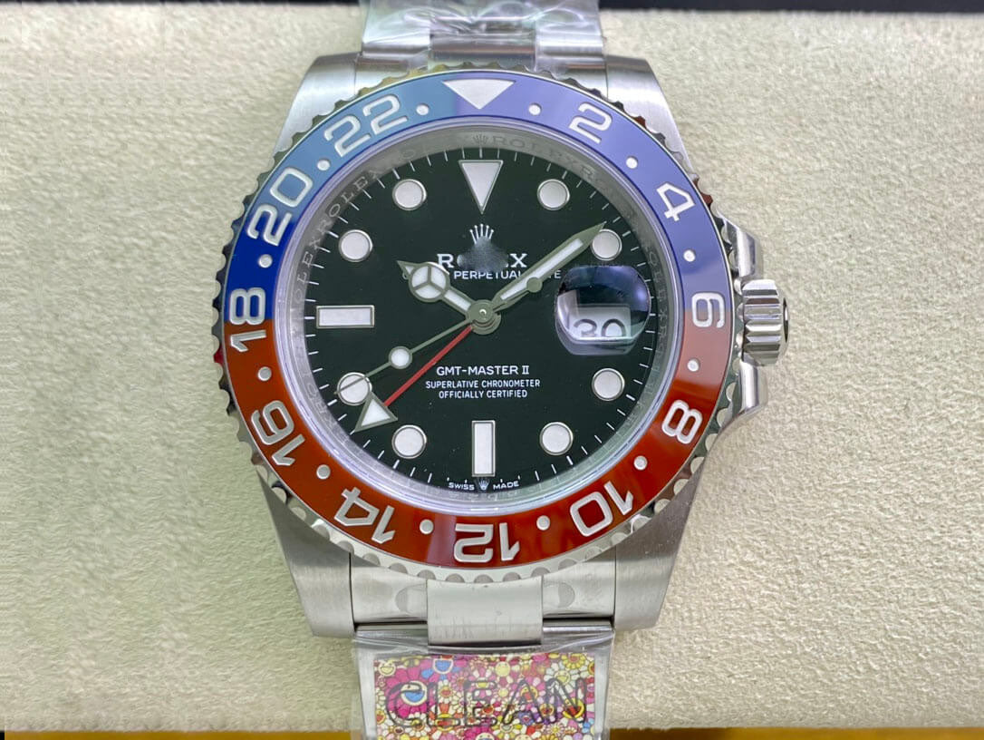 GMT MASTER II M126710BLRO-0002 CLEAN FACTORY BLACK DIAL